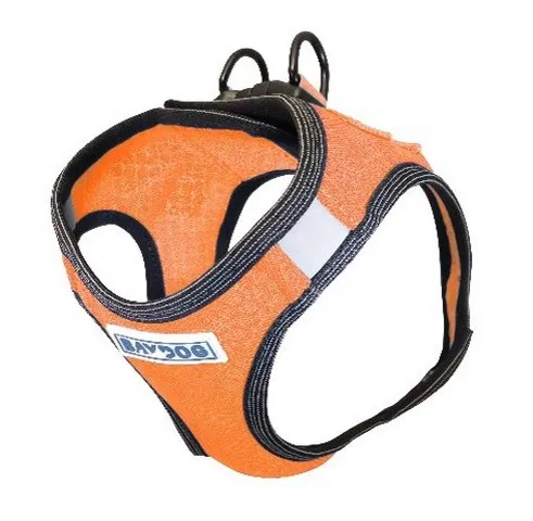 1ea Baydog XX-Small Orange Liberty Bay Harness - Hard Goods